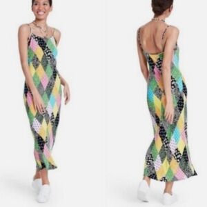 RIXO for Target Patchwork Floral Slip Dress - Size Medium